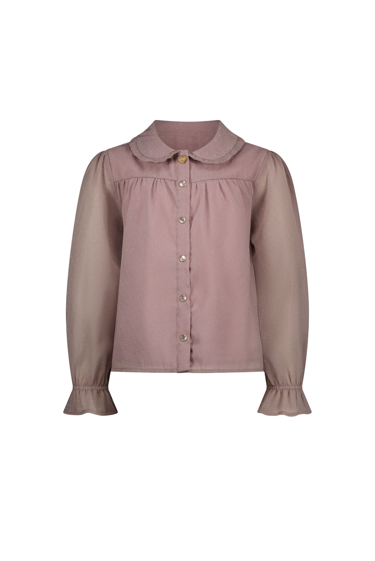 ♥ ECLAIRE ♥ Bluse aus Struktur-Voile *Sweet Plums*