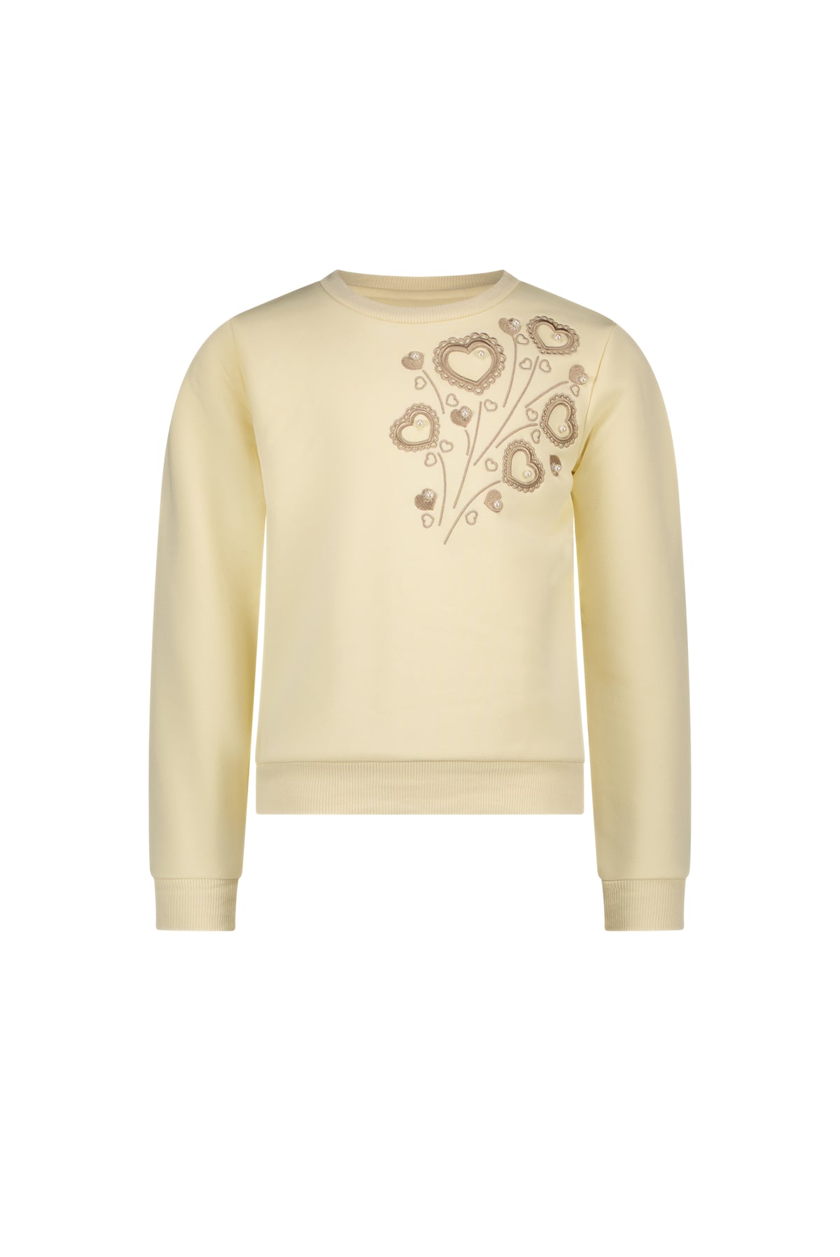 ♥ ODETTE ♥ embroidered sweater *Dreamy Creamy*