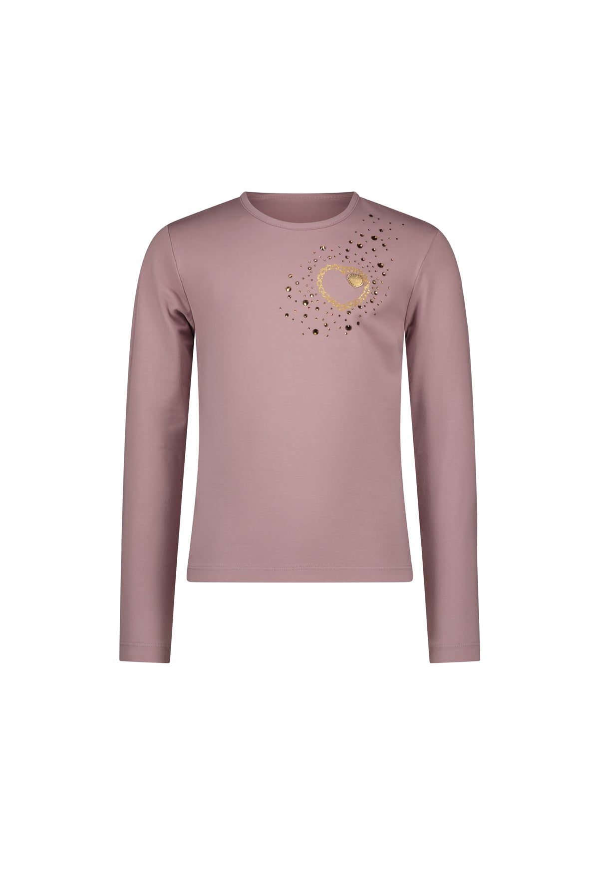 ♥ NORMA ♥ T-Shirt mit Strassherz *Sweet Plums*