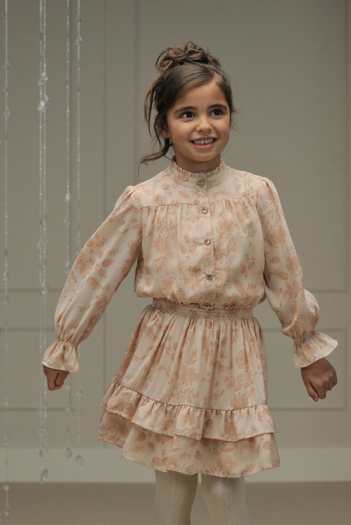 ♥ TAMAR ♥ floral skirt *Dreamy Creamy*