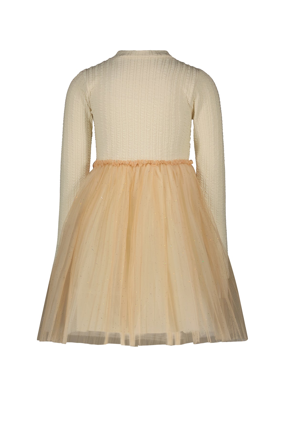 ♥ SMART ♥ cable-knit & tulle dress *Dreamy Creamy*
