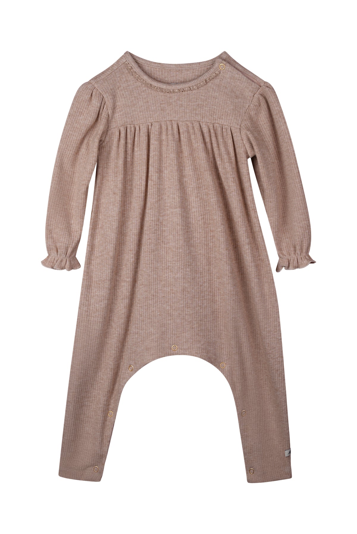 ♥ DOYA ♥ weicher Melange-Babyanzug *Cute Cortado*
