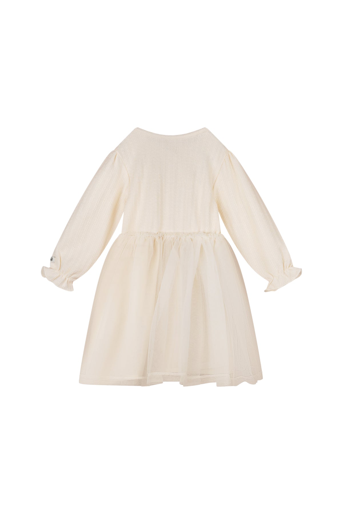 ♥ SOLY ♥ vestido de tul suave de punto trenzado *Dreamy Creamy*
