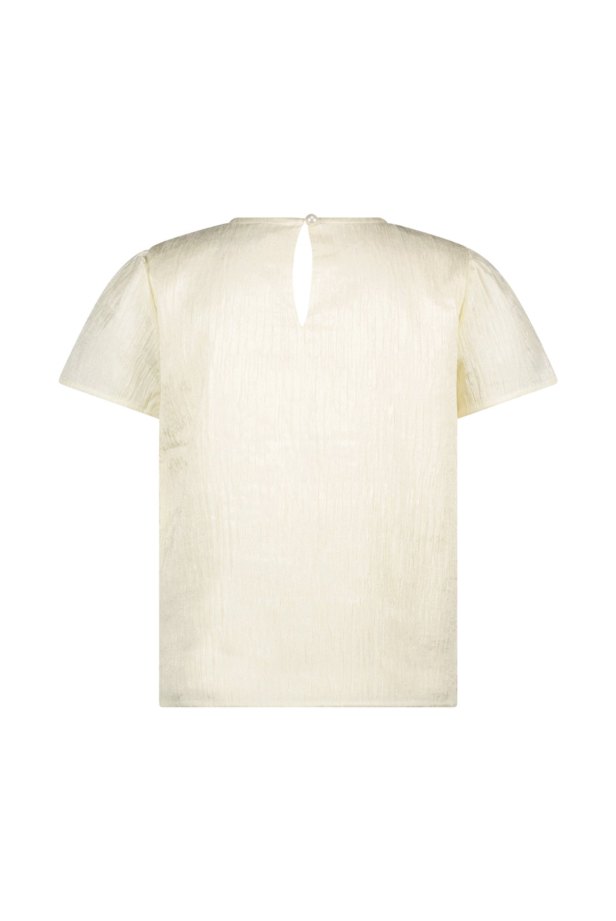 ♥ERLENA♥ top de satén arrugado *Dreamy Creamy*