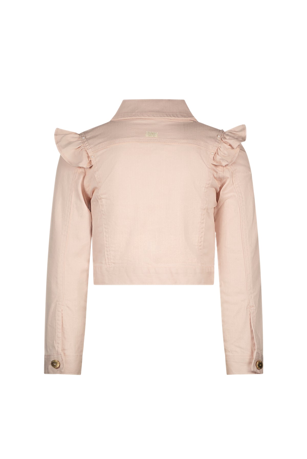 ALYSUM ruffle denim jacket Pinky Promise