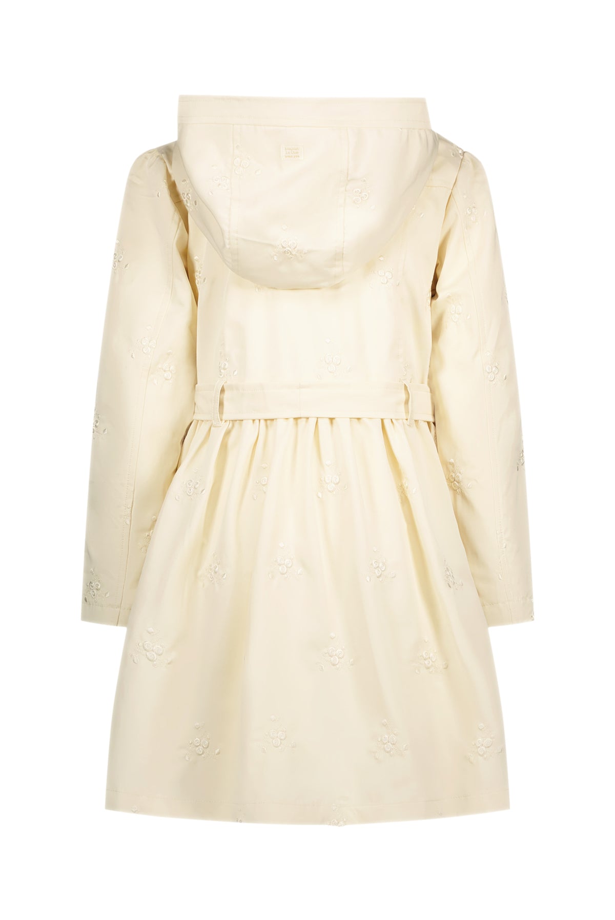 BELSA embroidered summer coat Pearled Ivory