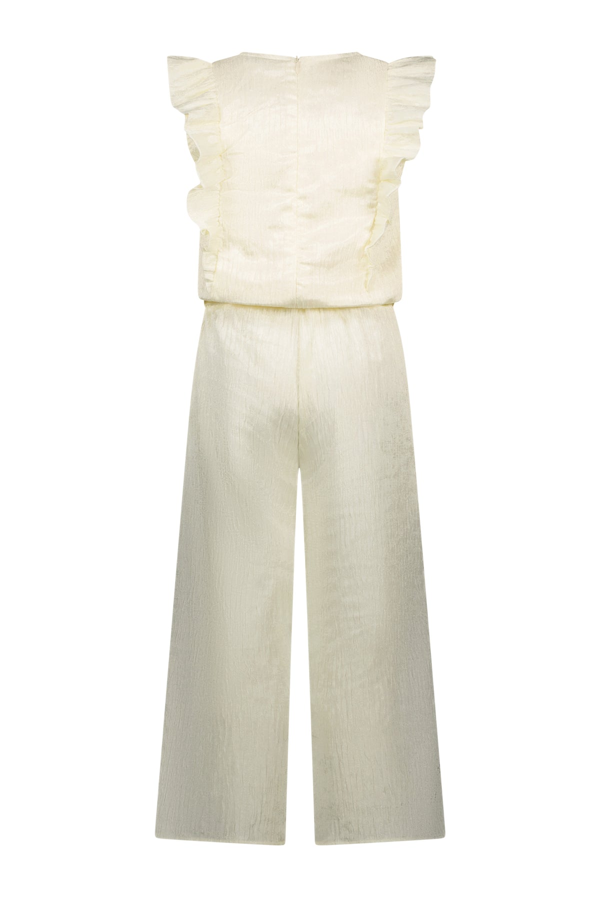 ♥KYROLA♥ crushed satin jumpsuit *Dreamy Creamy*