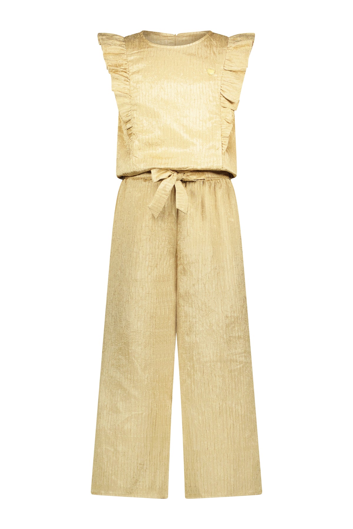 ♥KYROLA♥ crushed satin jumpsuit *Gold Rush*