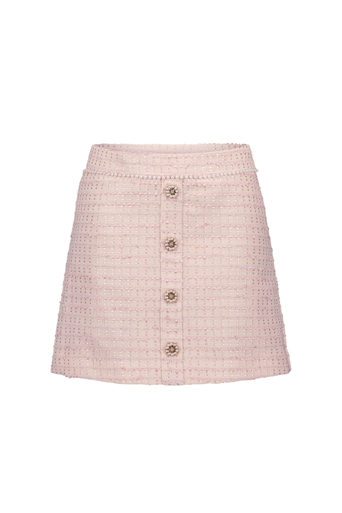♥TIANA♥ summer Chic tweed skirt *Lilac Dream*