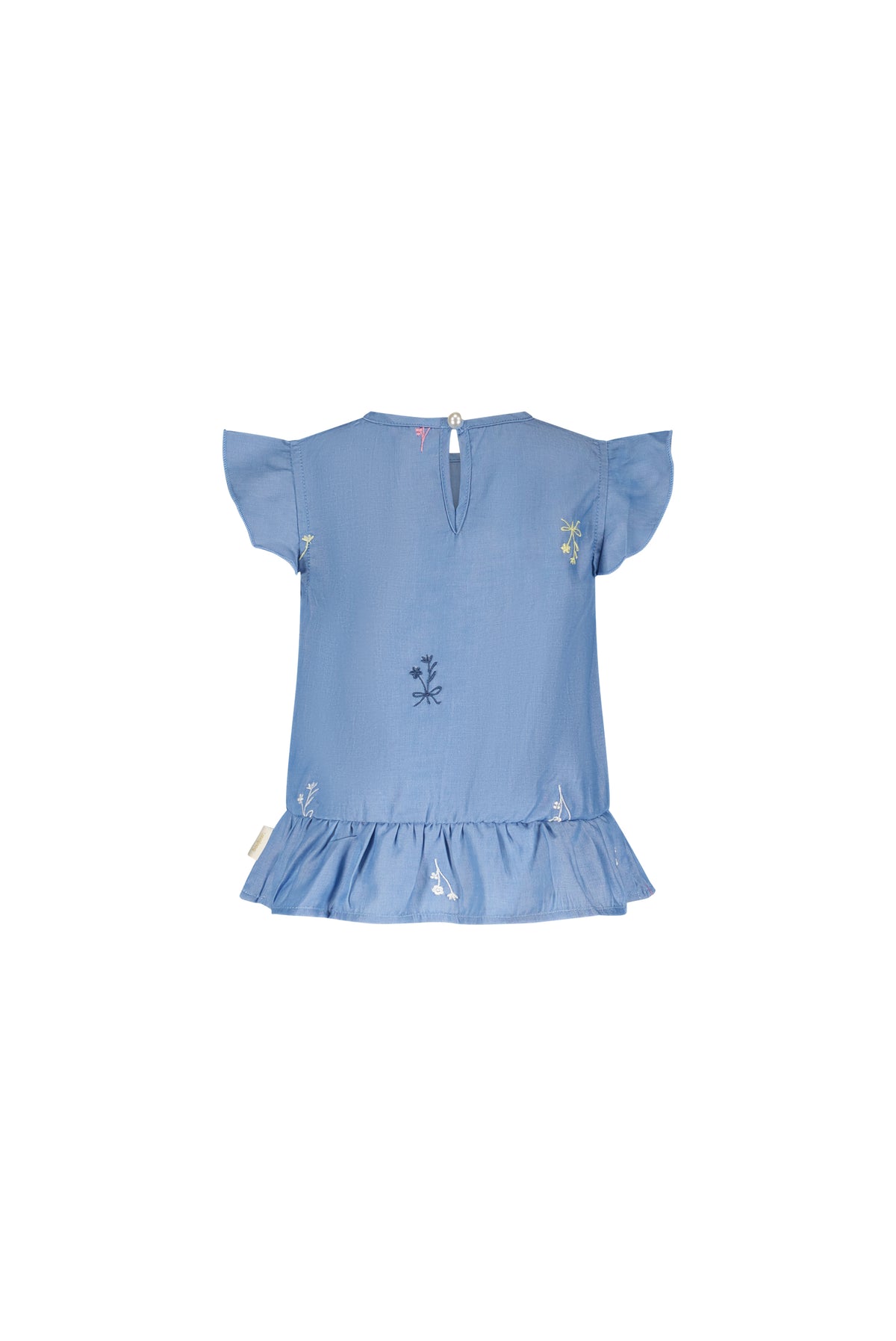 ♥ ELINY ♥ embroidered denim top