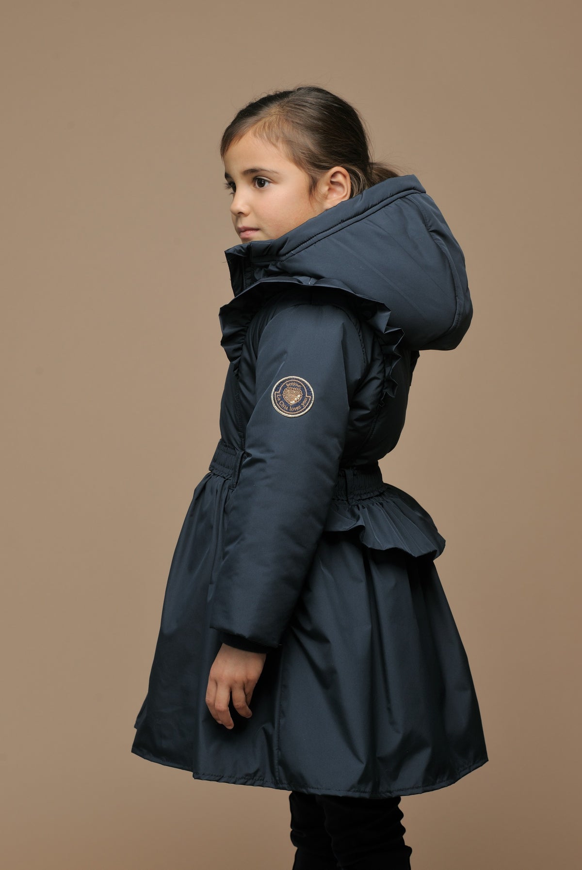 ♥ BETH ♥ Le Chic winterjas *Donkerblauw*
