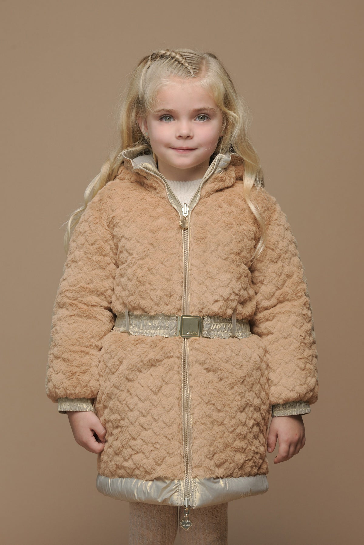 ♥ BIBI ♥ reversible winterjas *Beige*