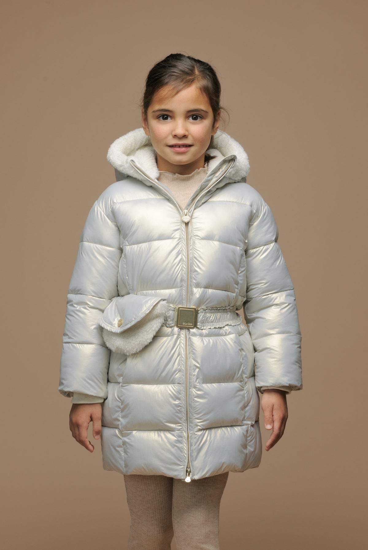 ♥ BODHI ♥ winterjas met tasje *Grijs*