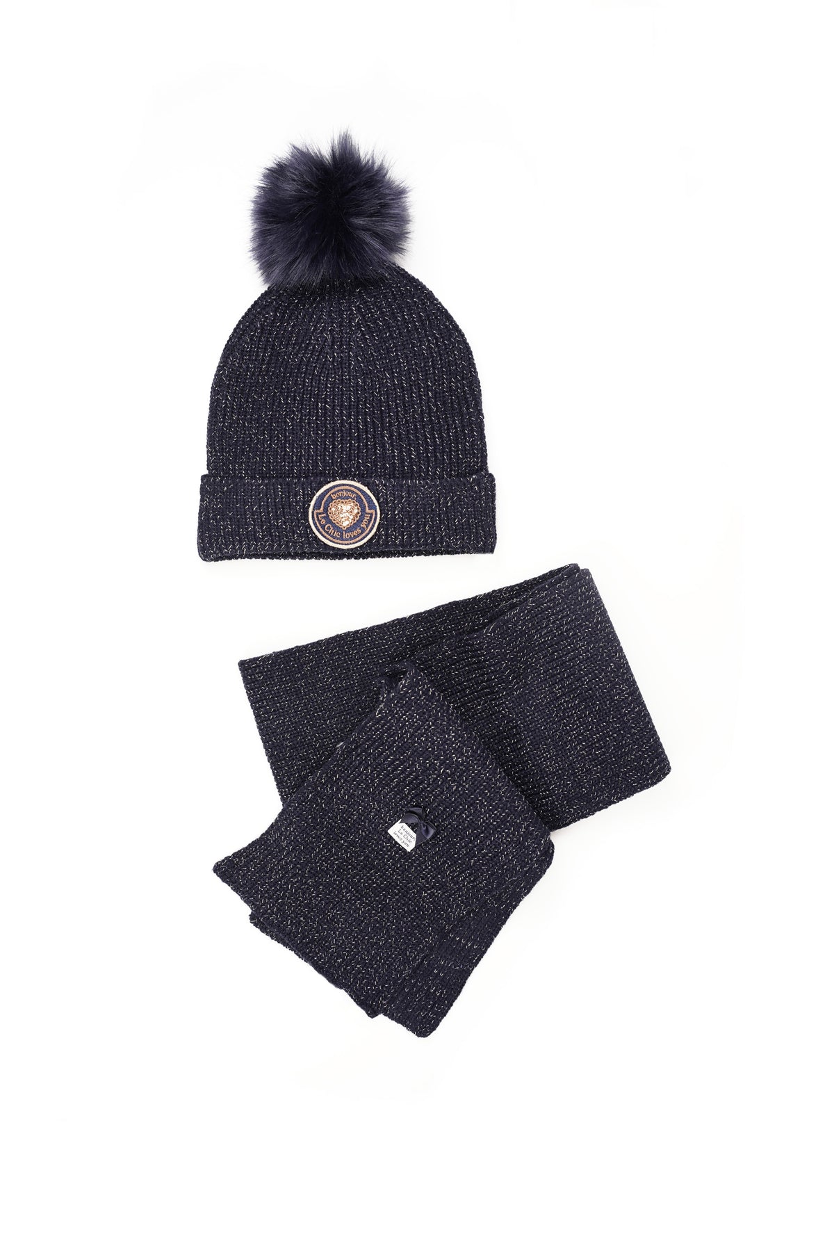 ♥ ROSA ♥ muts & sjaal *Blauw*