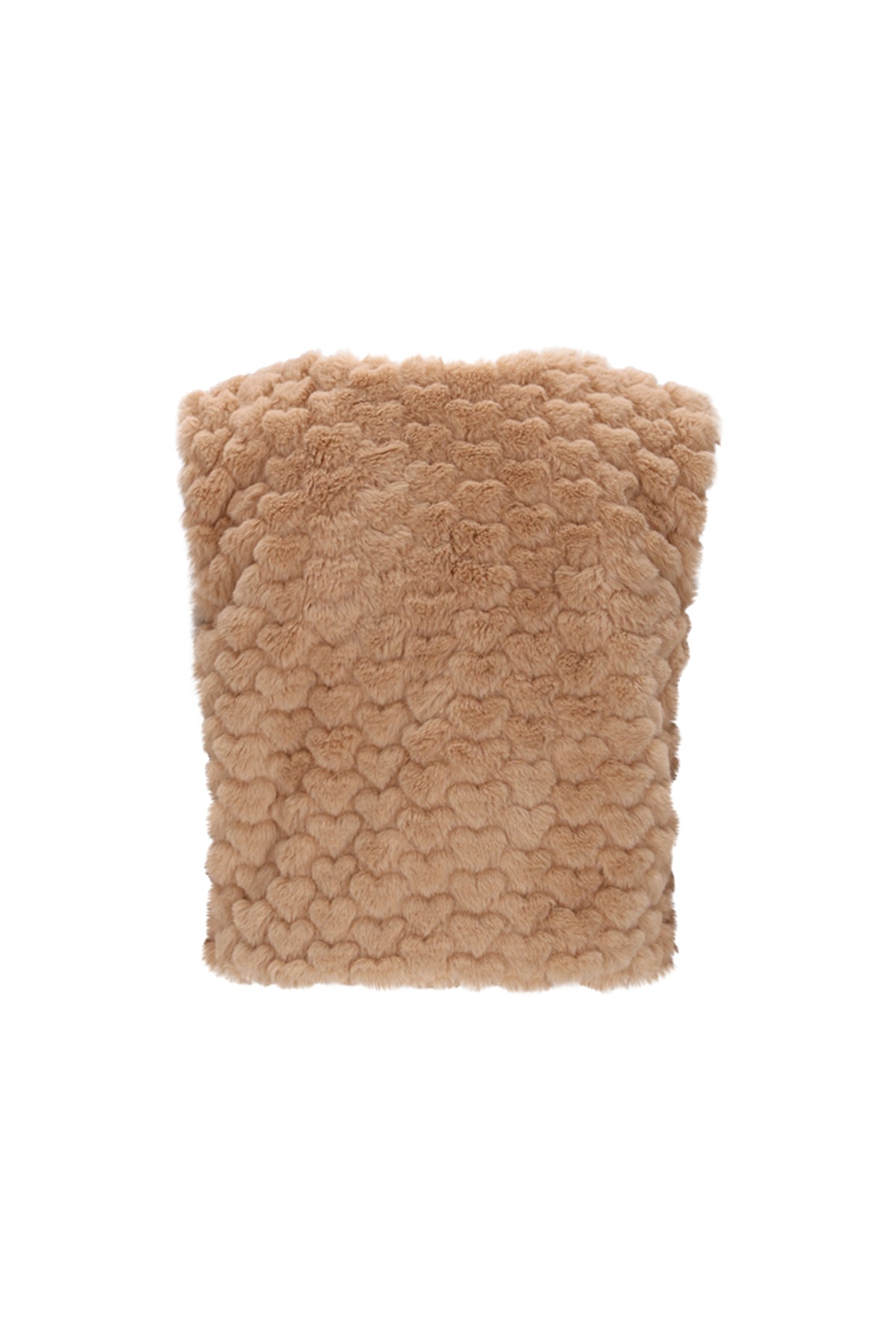ELOISA furry gilet Beige