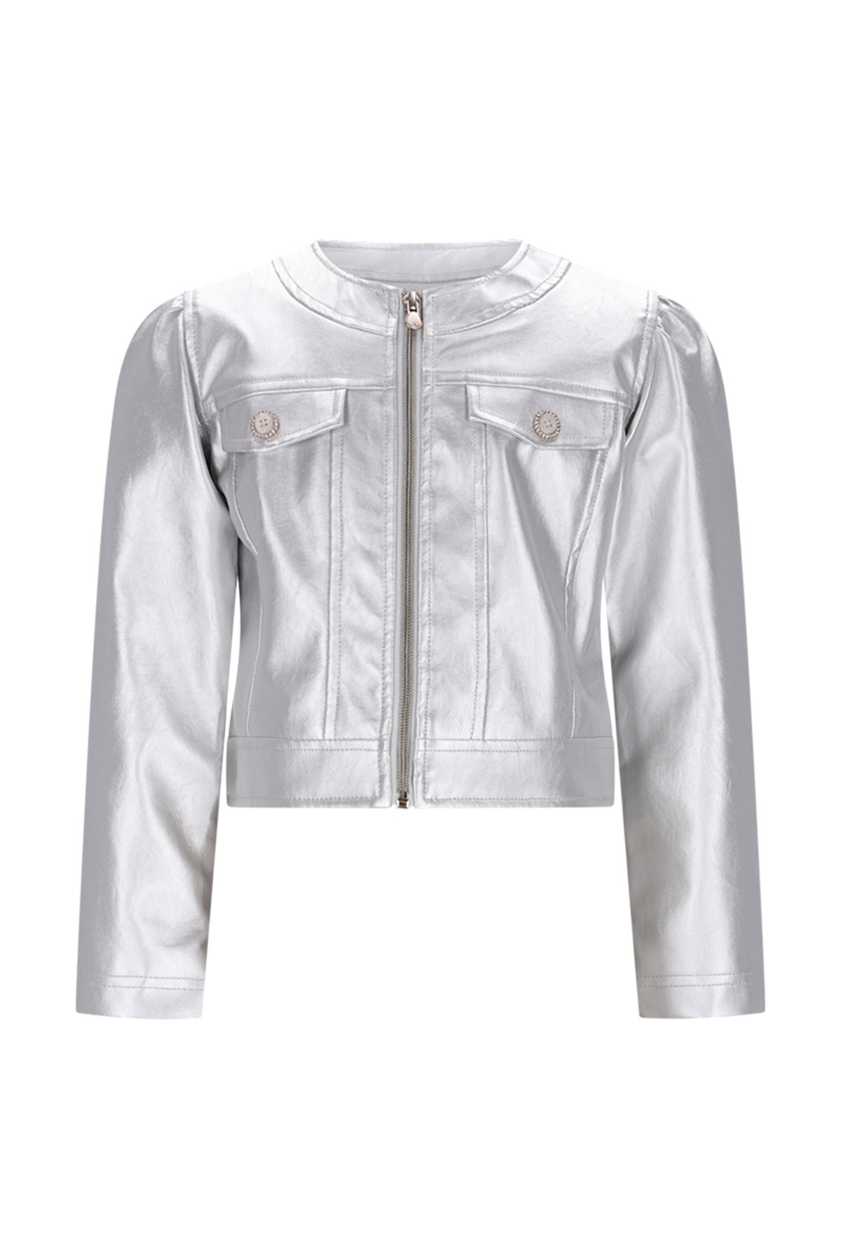 AMOUR Kunstlederjacke *Silber*