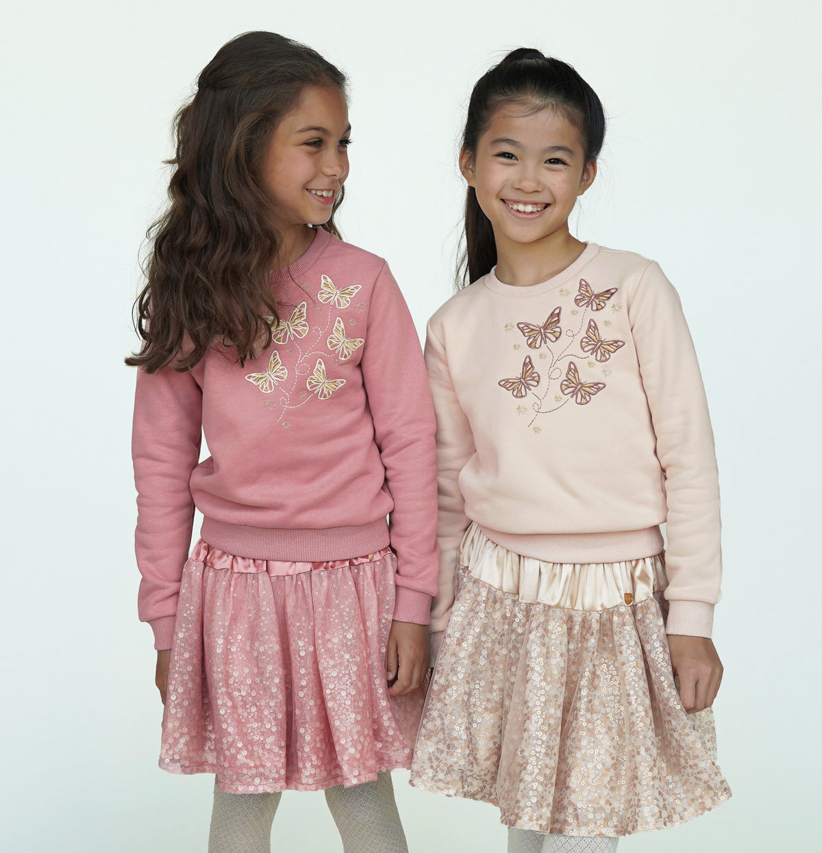 ODETTE sweater met vlinders *Roze*