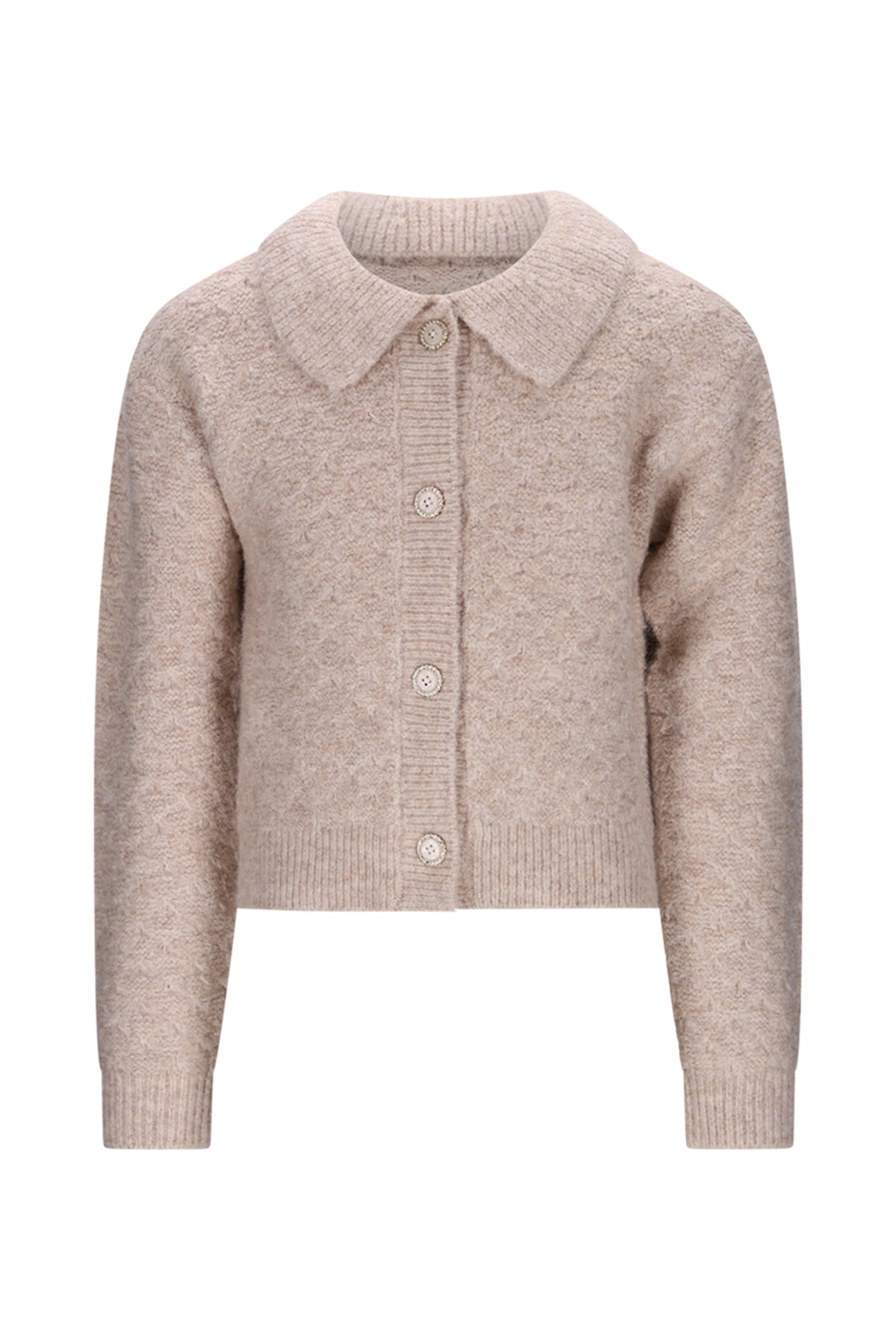 ♥ OMSKY ♥ knitted cardigan *Beige*