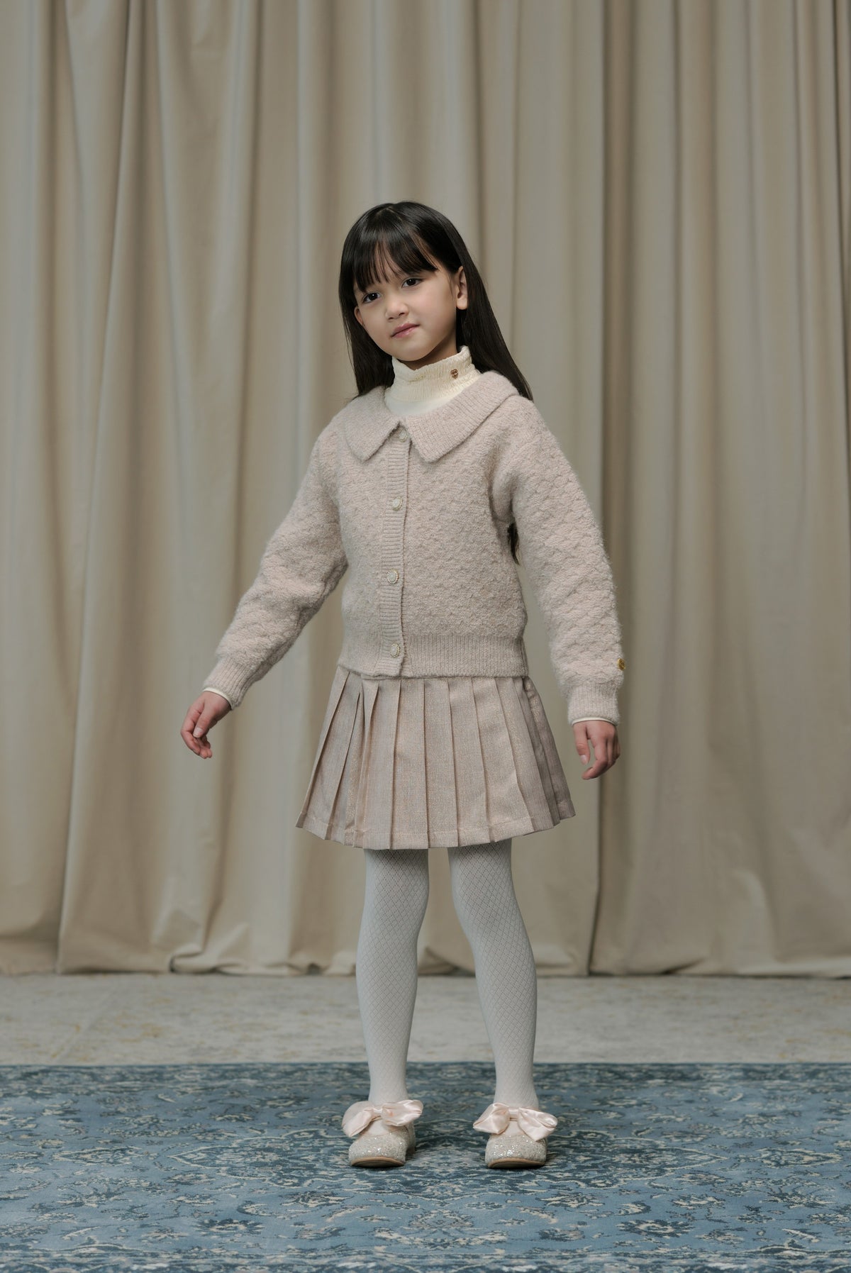 ♥ OMSKY ♥ knitted cardigan *Beige*