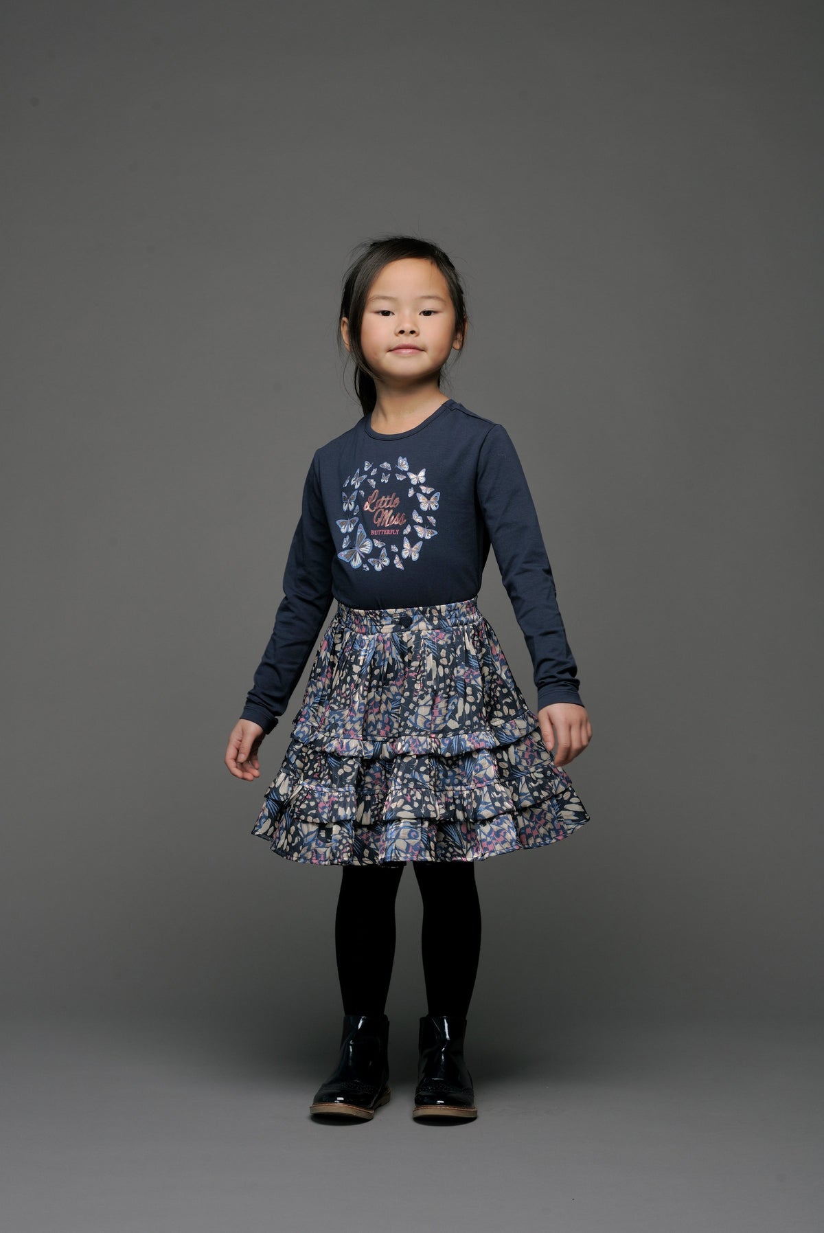 ♥ NORMA ♥ T-shirt met vlinders *Blauw*