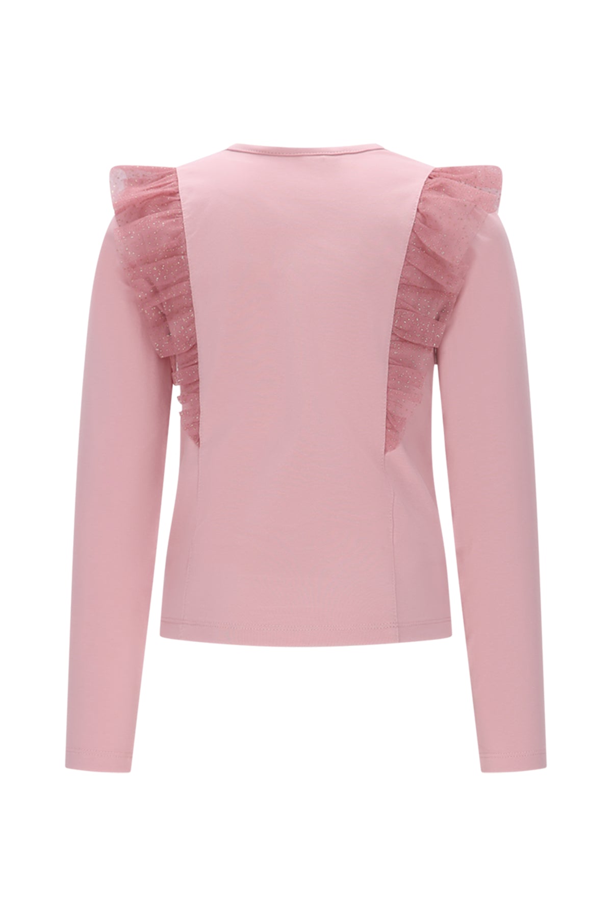 ♥ NUFFY ♥ T-Shirt mit Rüschen *Rosa*