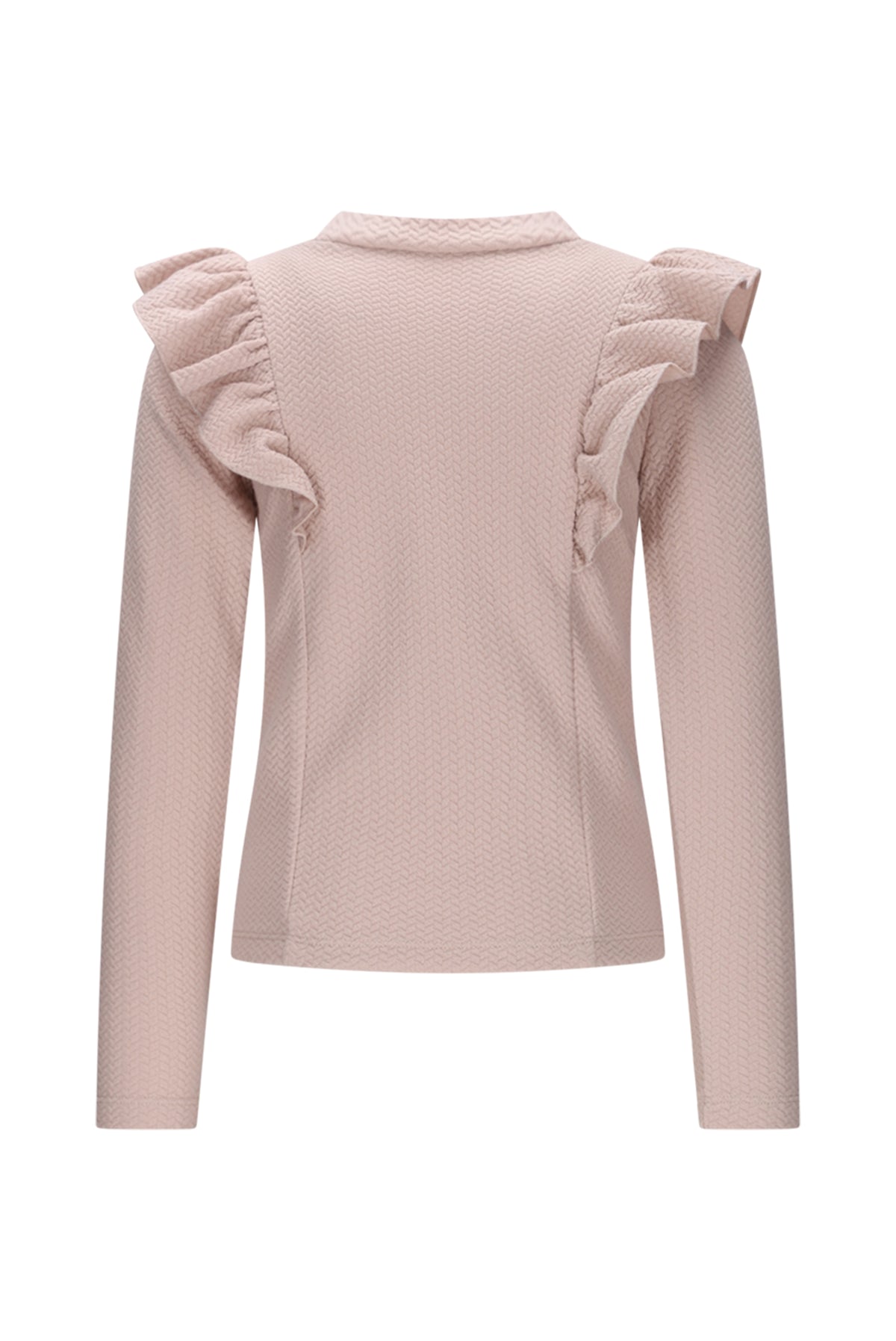 ♥ NADYA ♥ top with ruffles *Beige*
