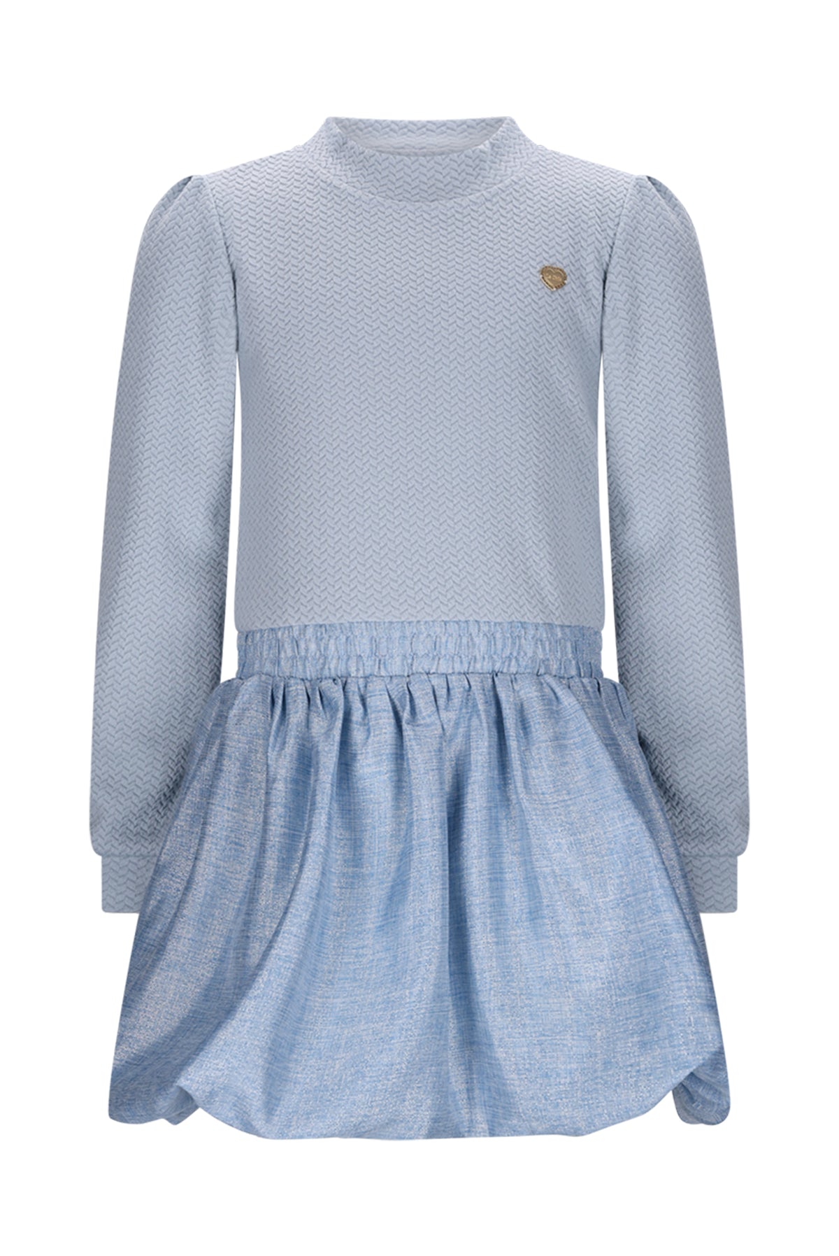 ♥ SALLOON ♥ ballon-rok jurk *Blauw*
