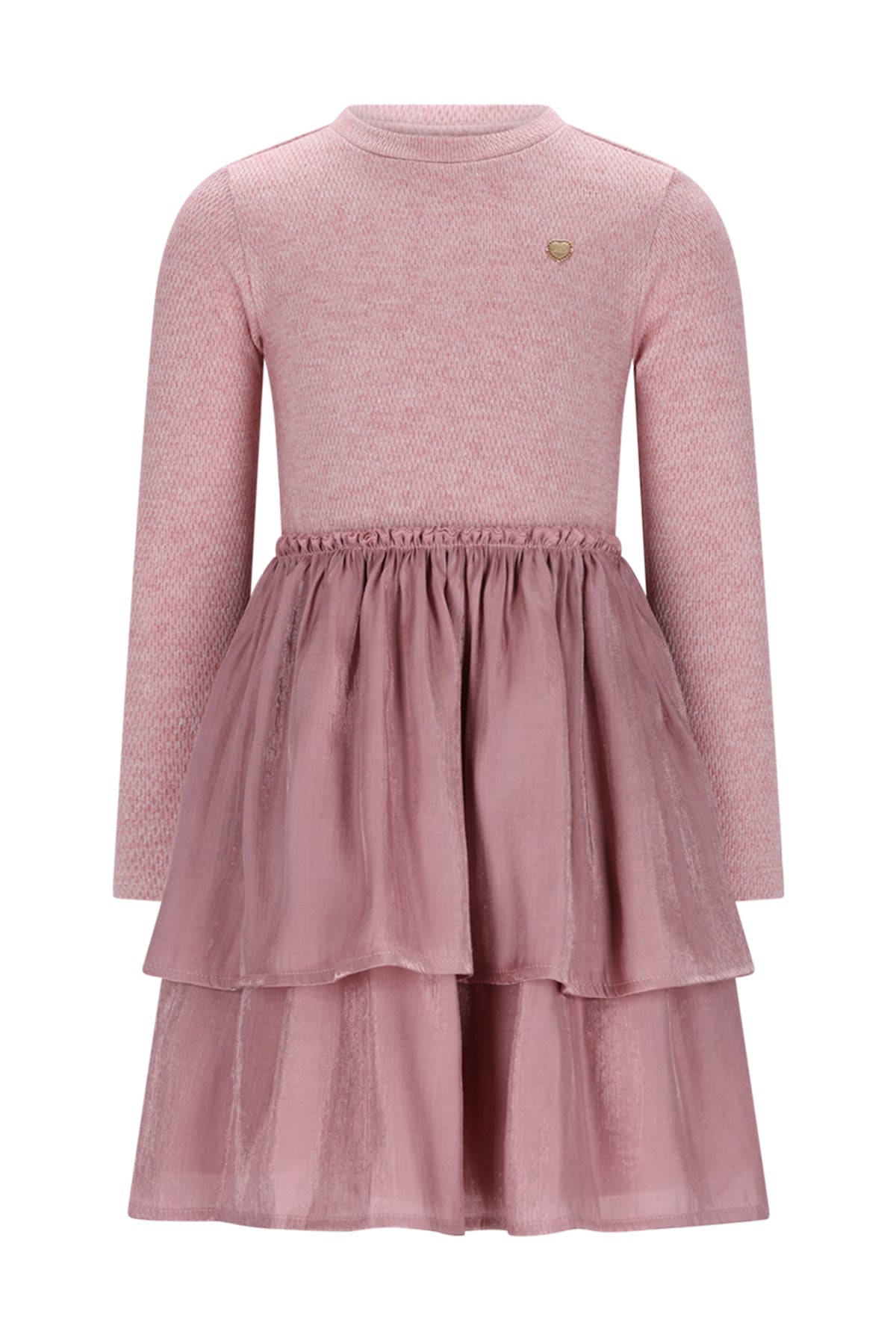 ♥ SIMAR ♥ jurk met dubbele rok *Roze*