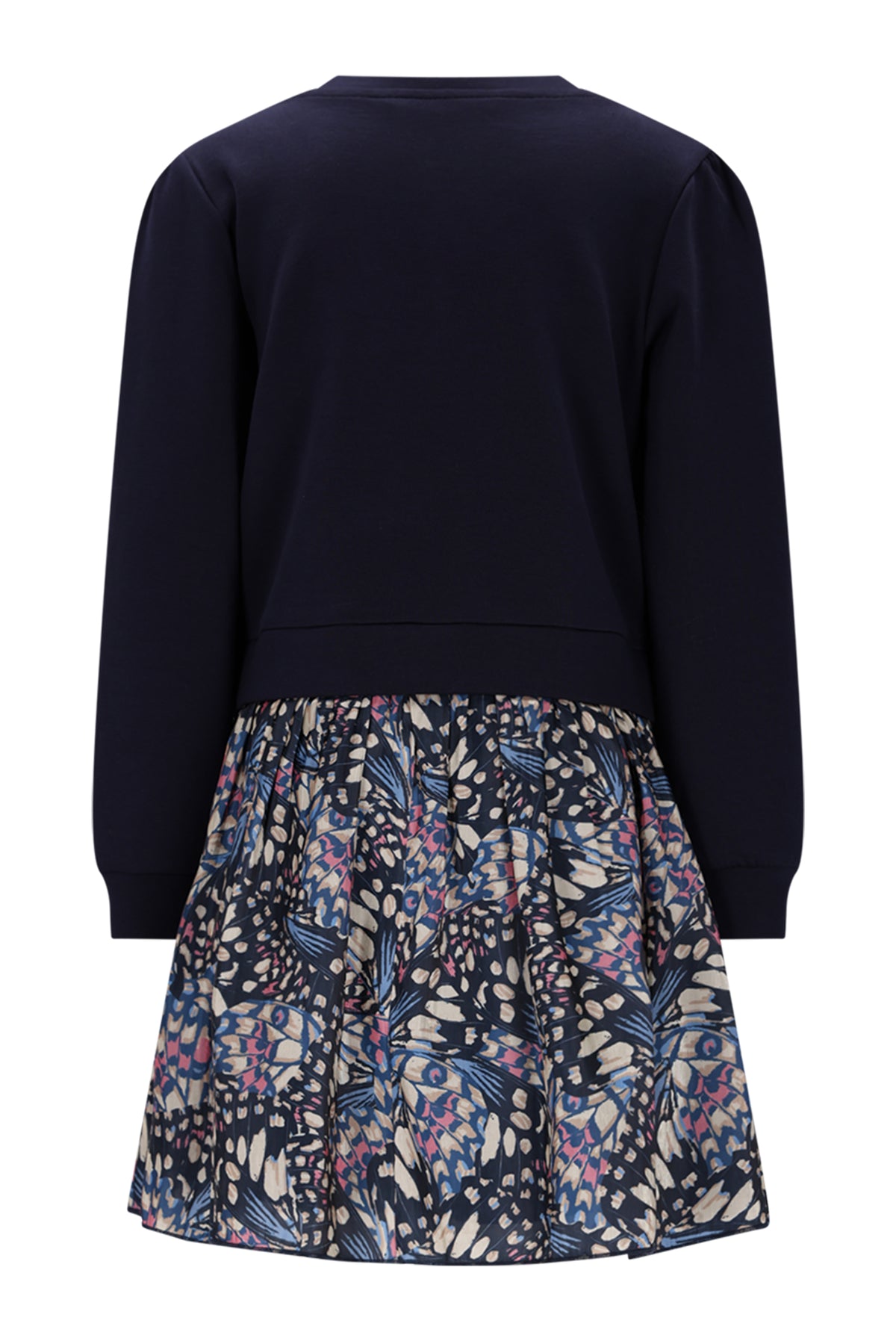 ♥ SWING ♥ combinatie-jurk *Blauw*
