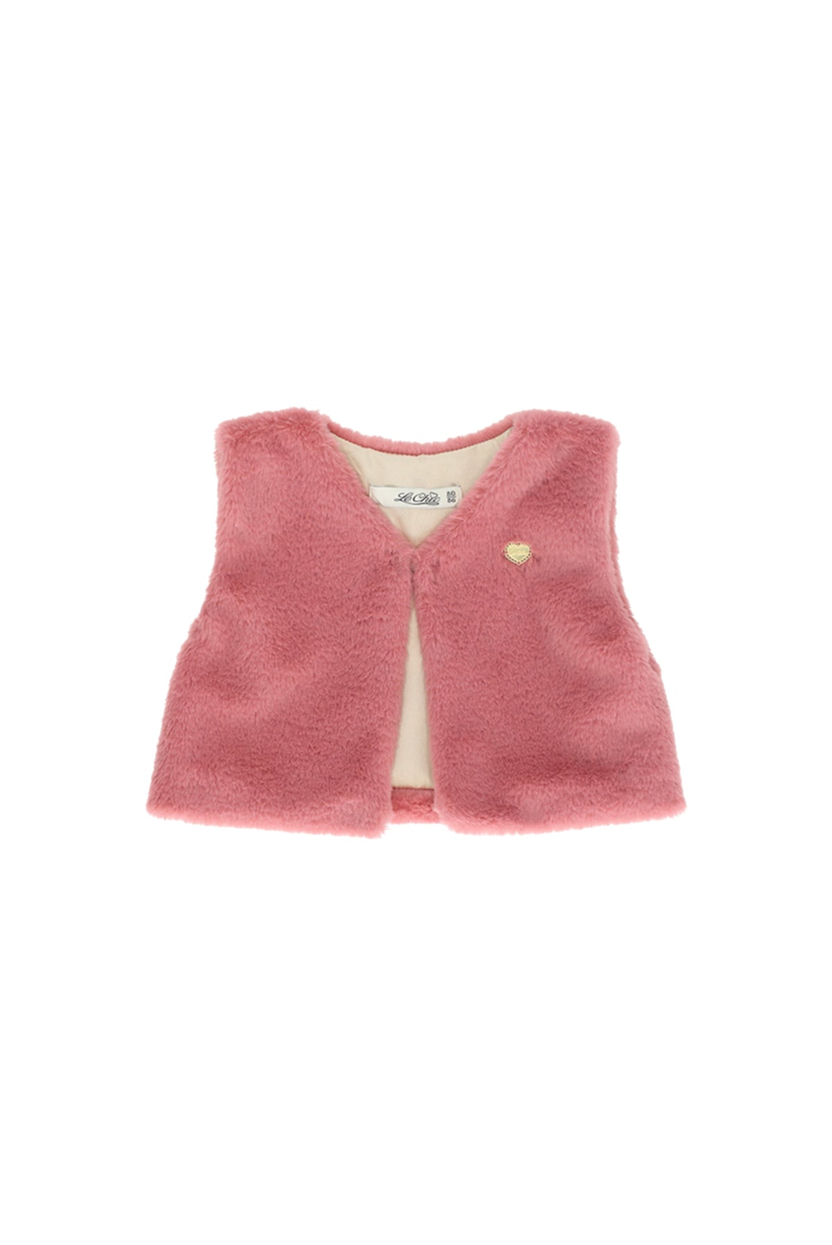♥ ELOISY ♥ Kunstfellweste *Rosa*