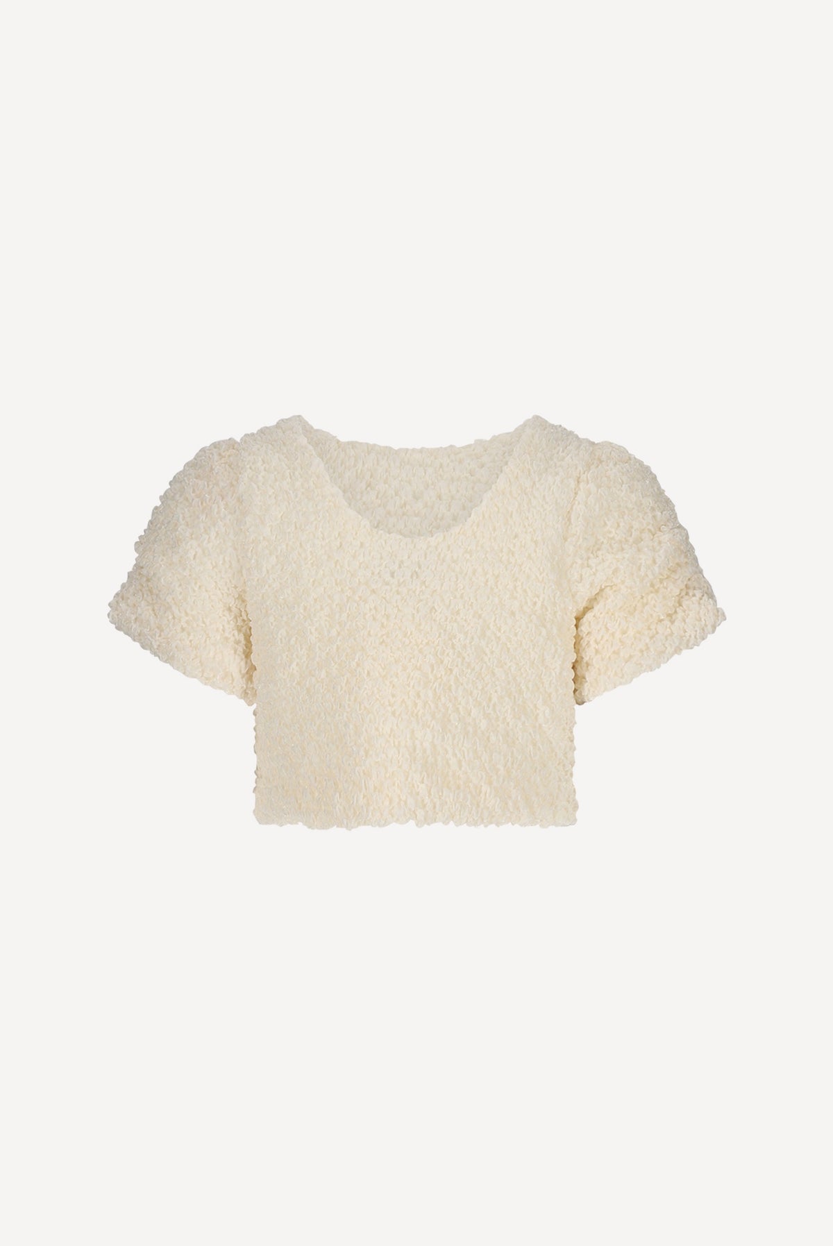 ELSTREE crop top. Pearl