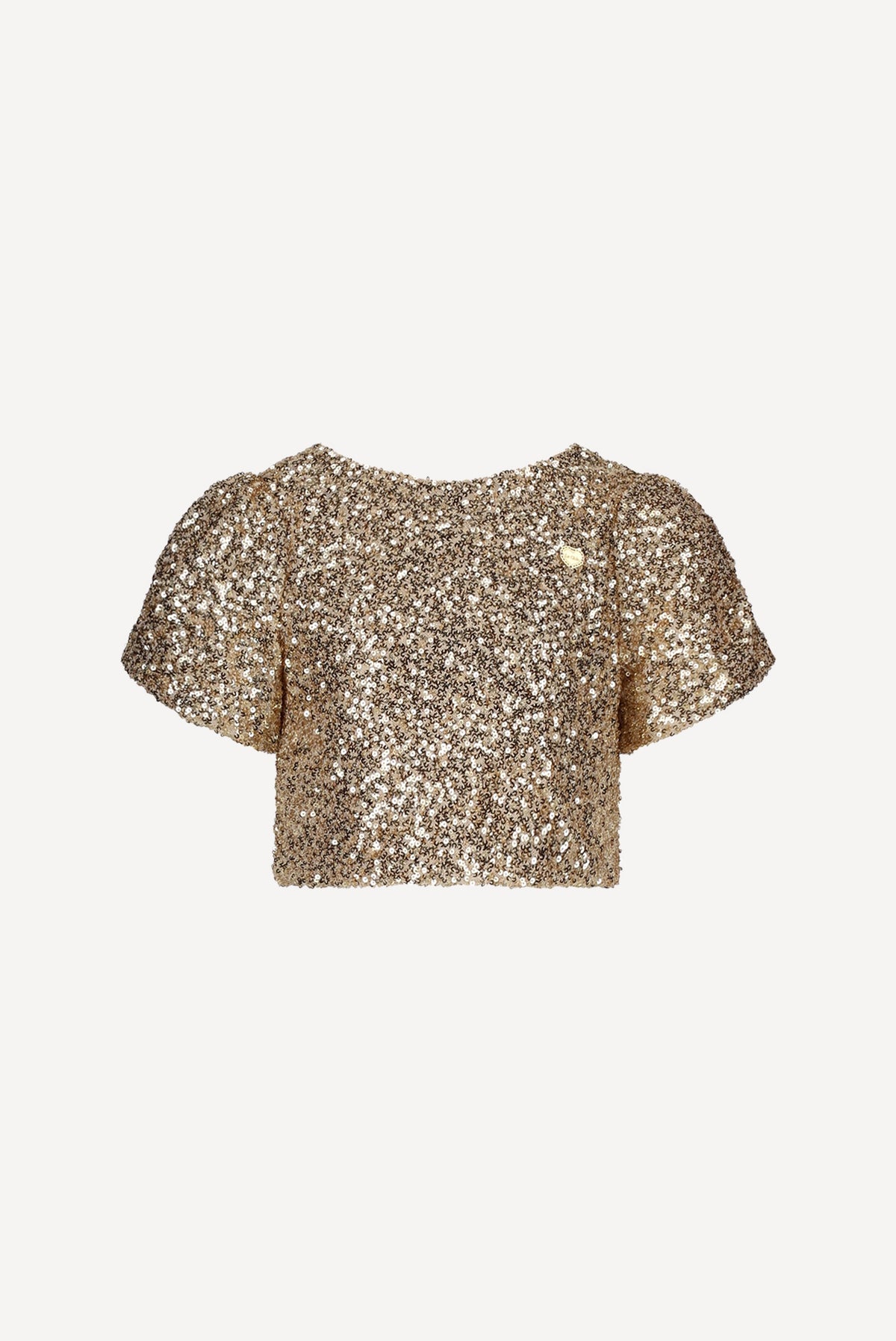 ELSTREE Crop-Top. Golden Glow