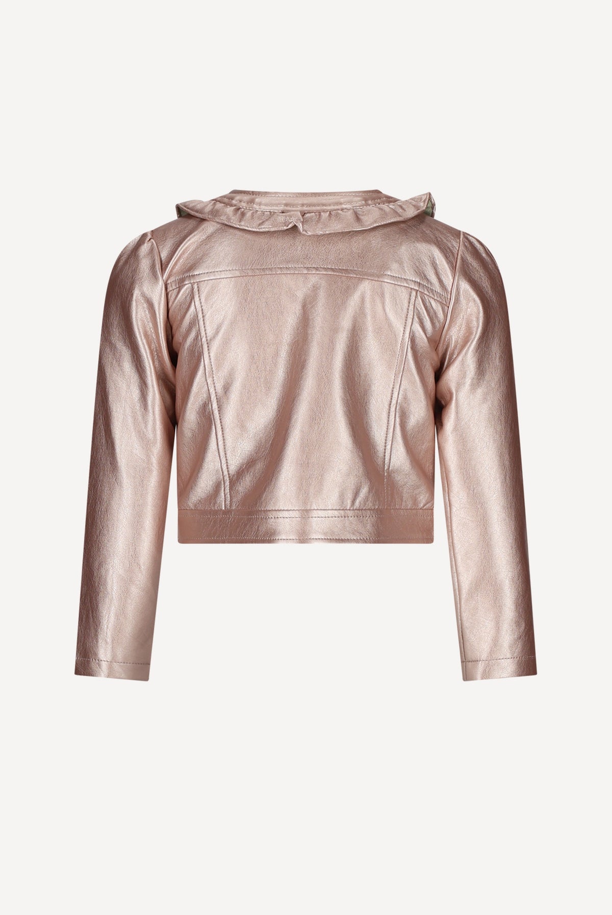 ARLETTE faux-leather jacket. Pink Symphony