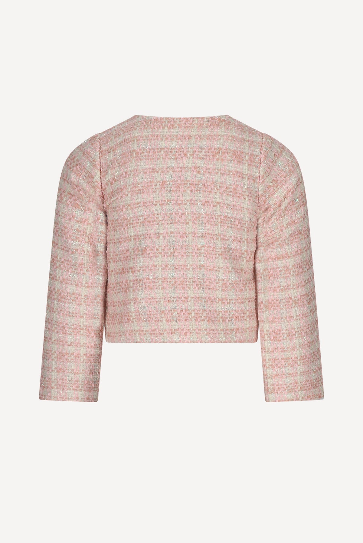 AMSY tweed jasje. Pink Symphony