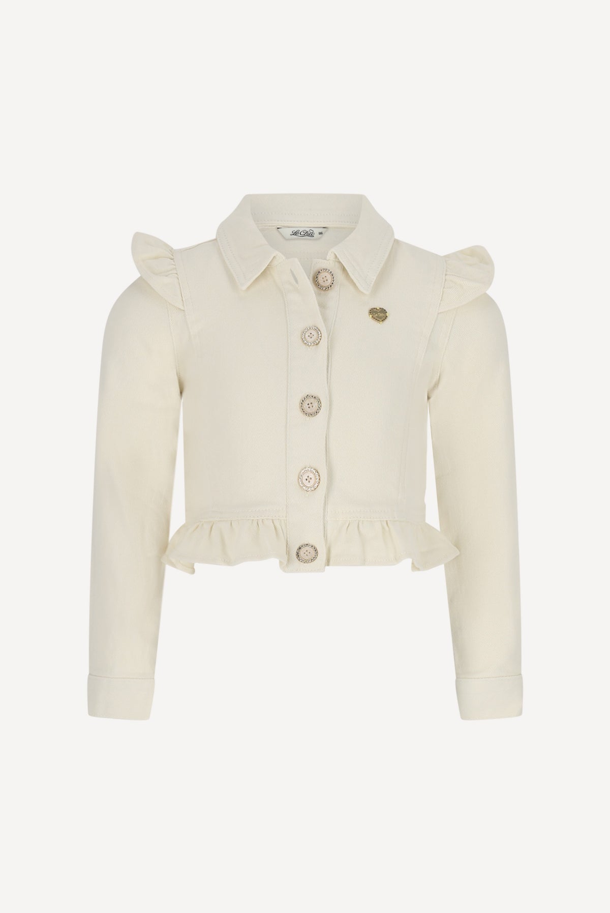 ALYSE spijkerjas. Meringue Mood Denim
