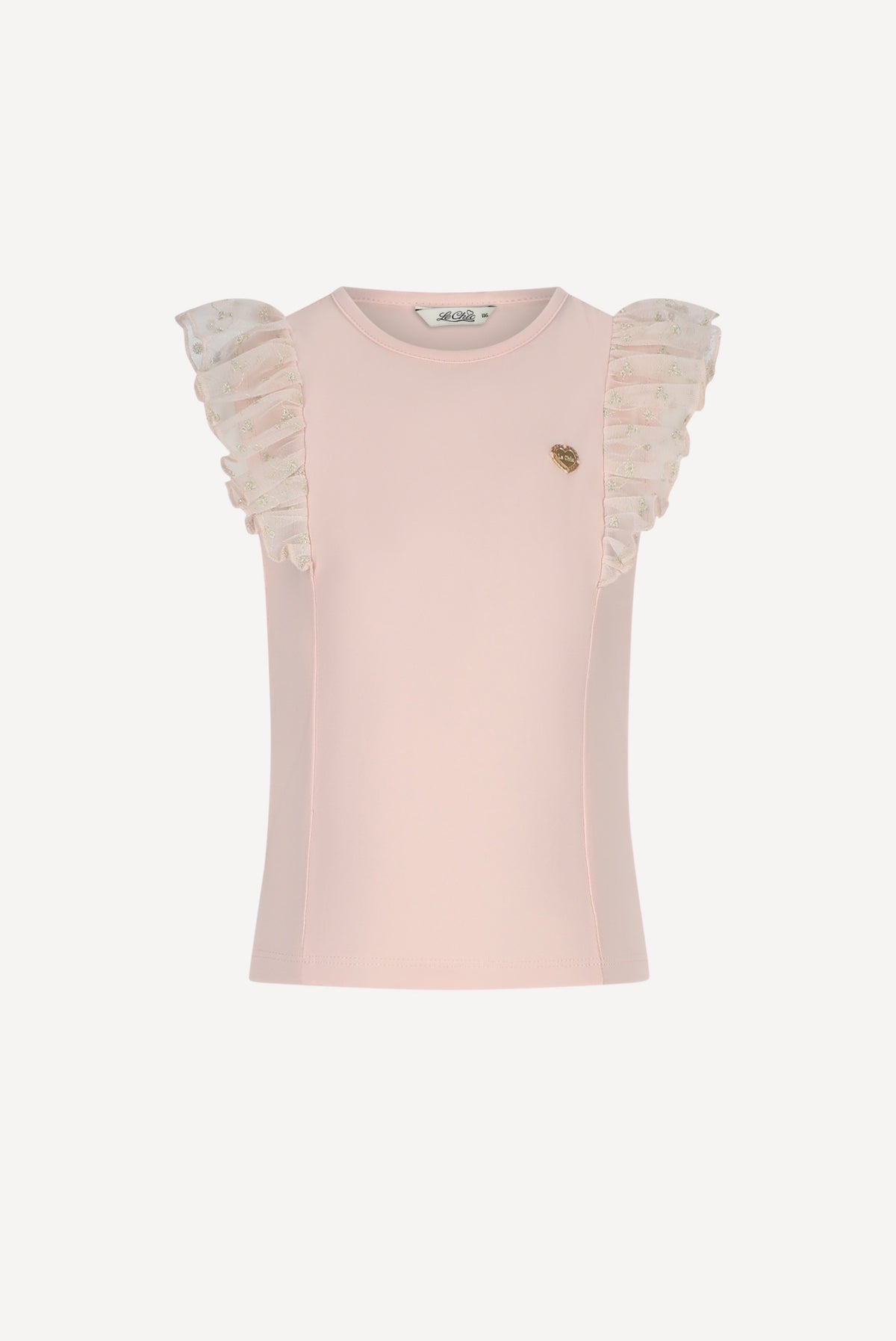 NOPPY mouwloos T-shirt. Pink Symphony