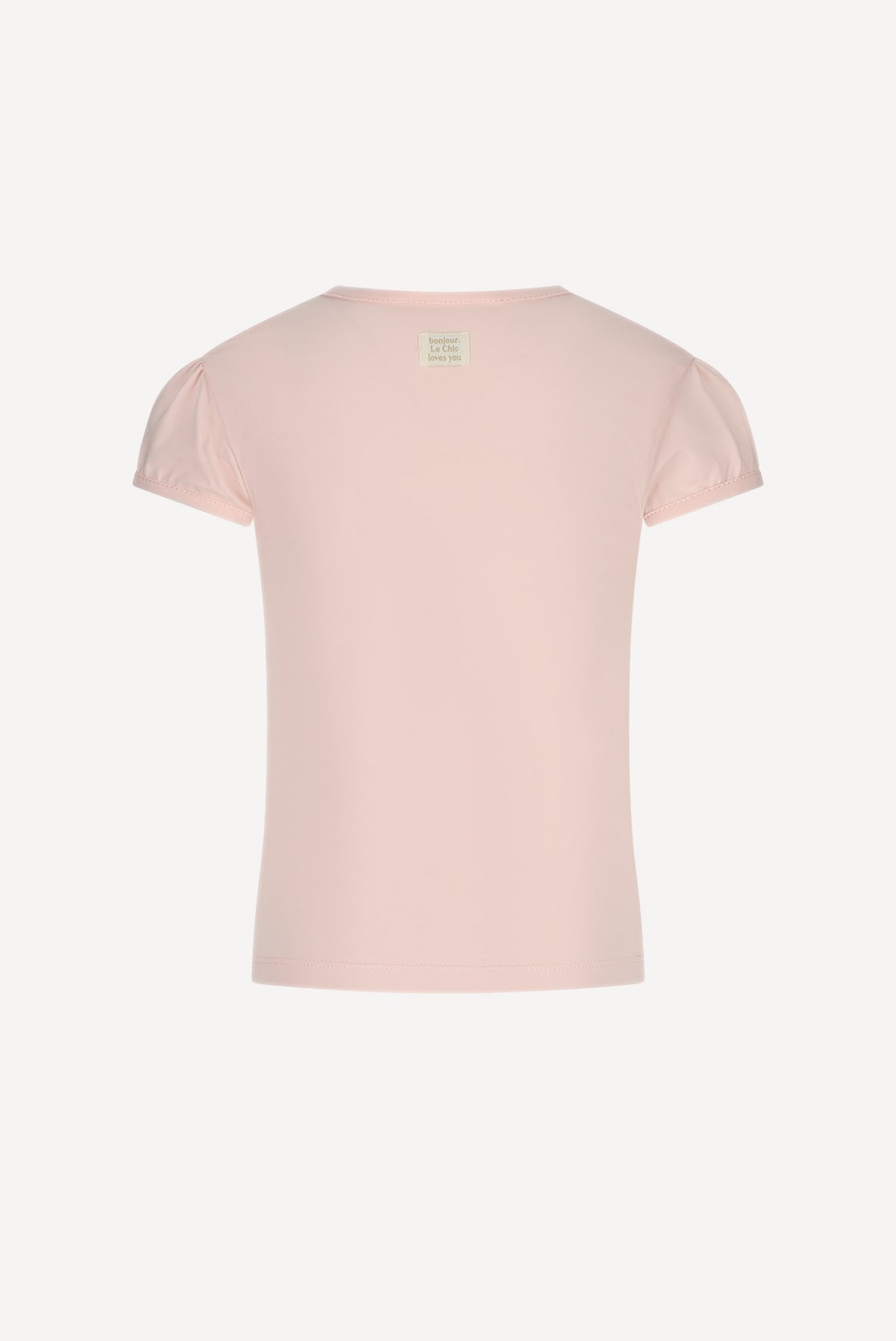NOMMY parel T-shirt. Pink Symphony
