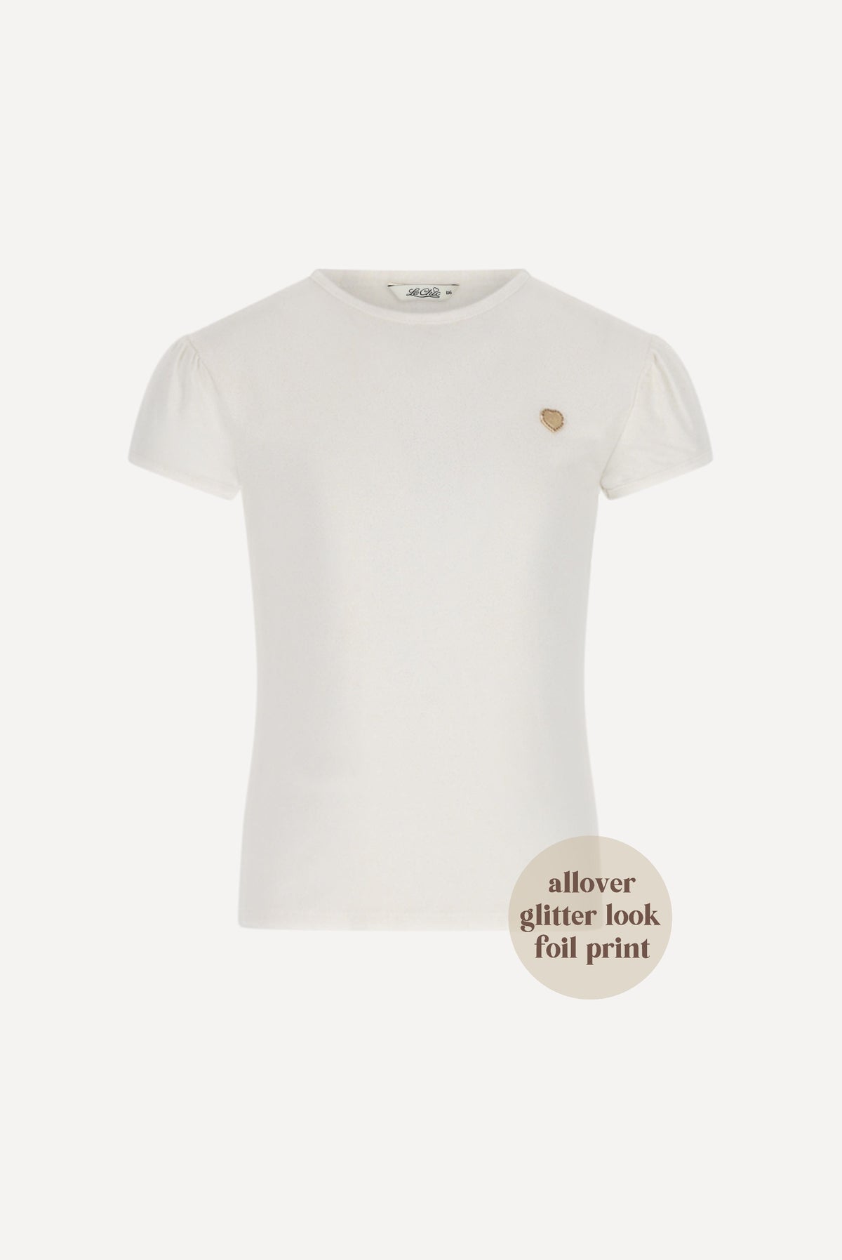 NOLLY glans T-shirt. Golden Glow