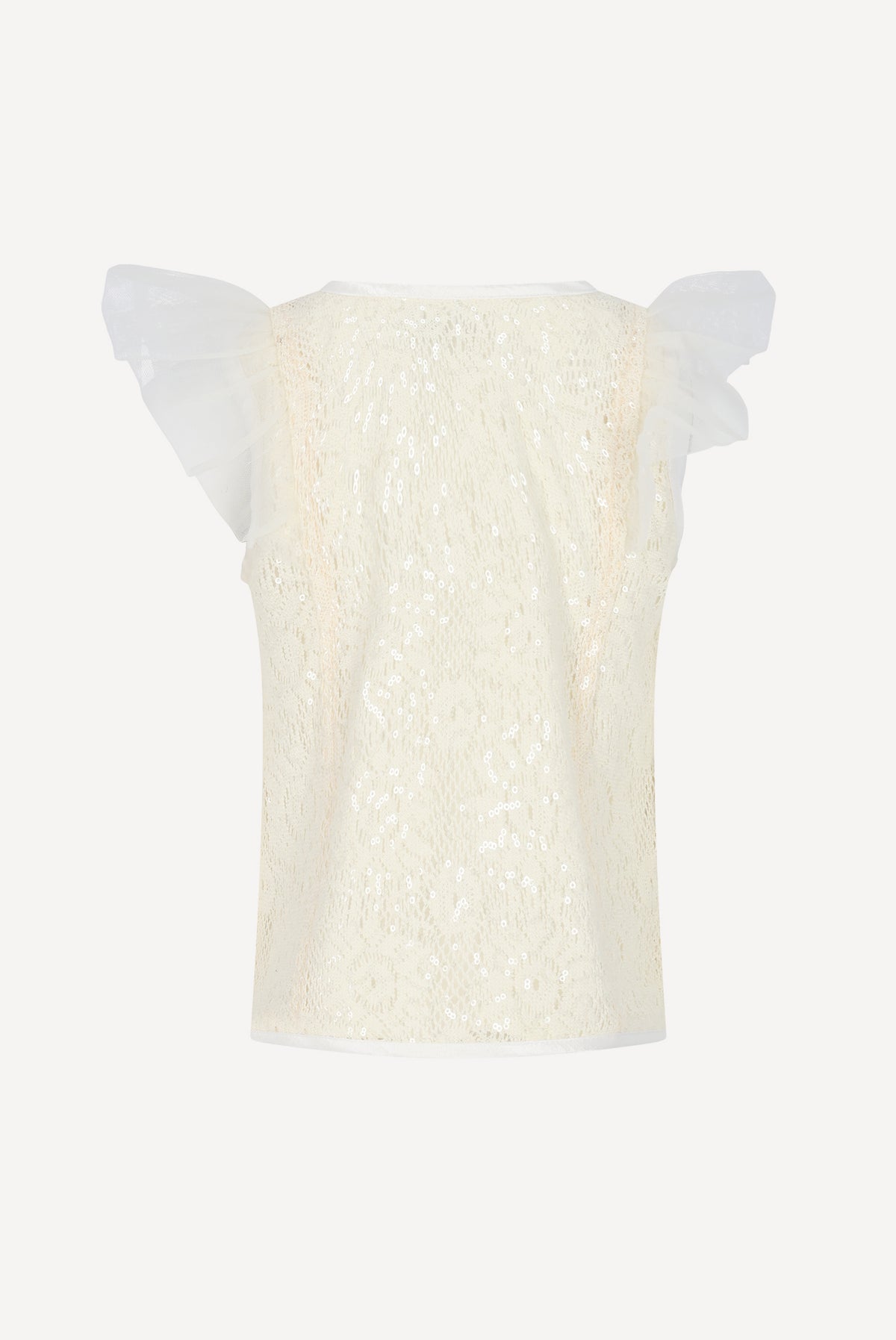 ELSY sequin top. Off White