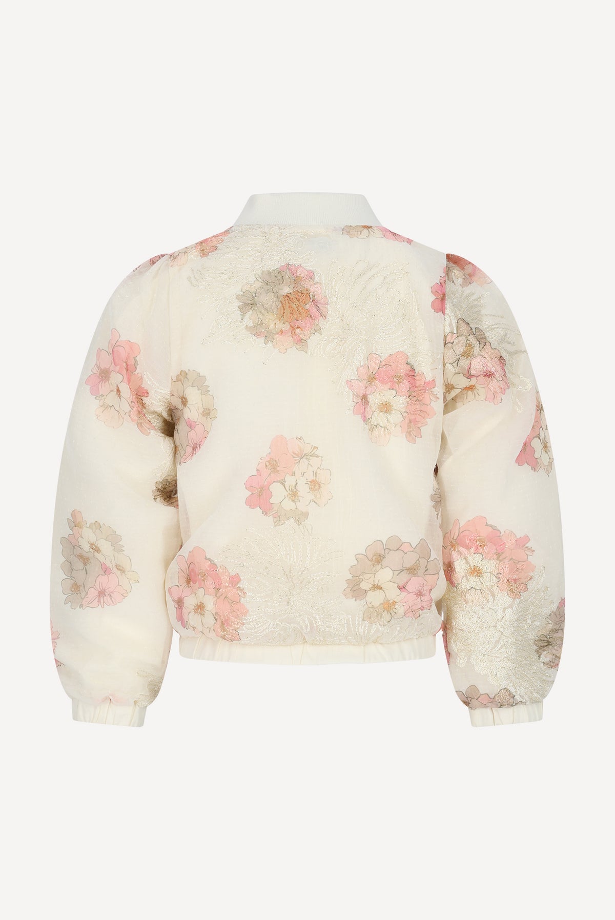 AVOILA floral bomber jacket. Off White Bouquet