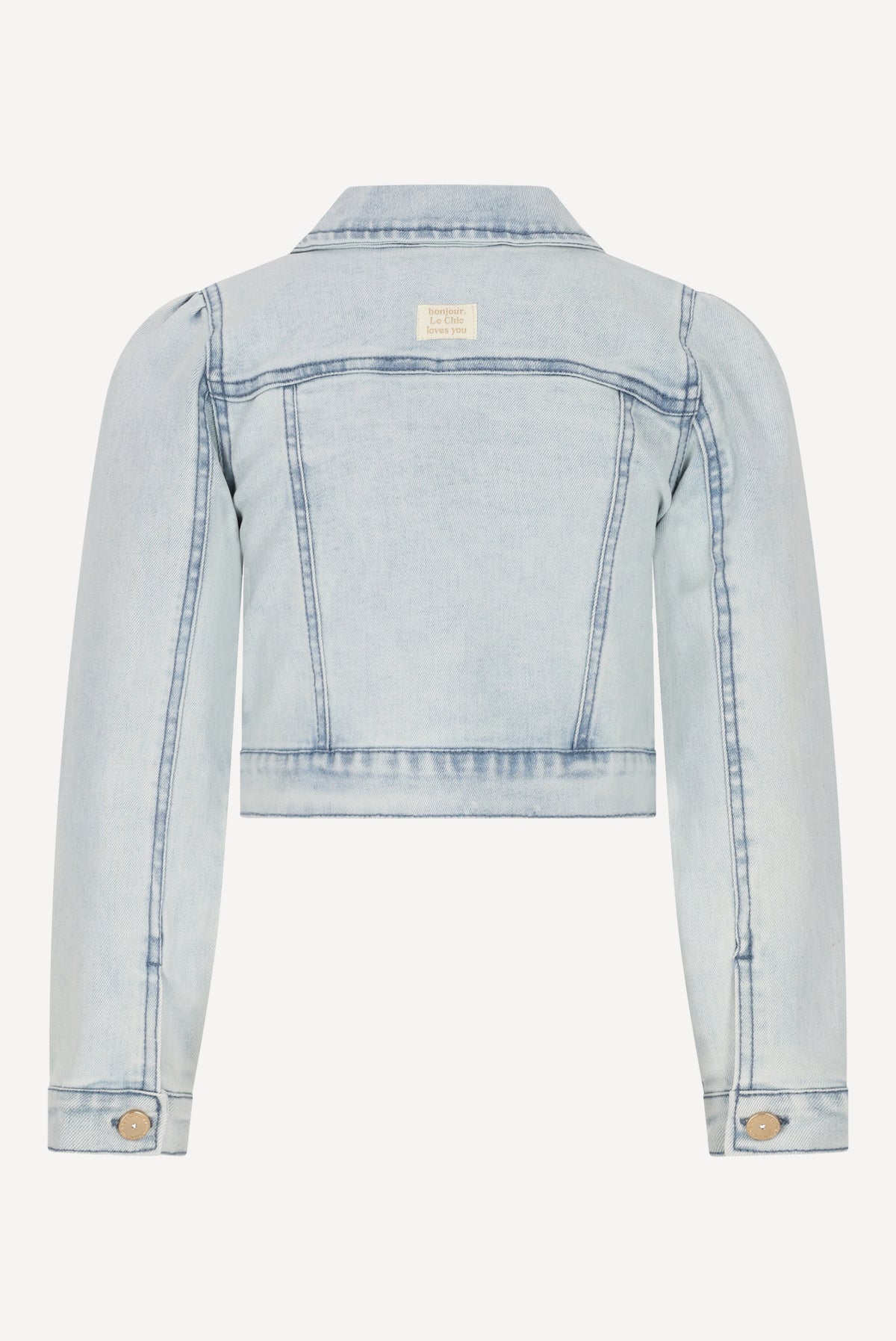 ALAYZA summer denim jacket. Classic Light Denim