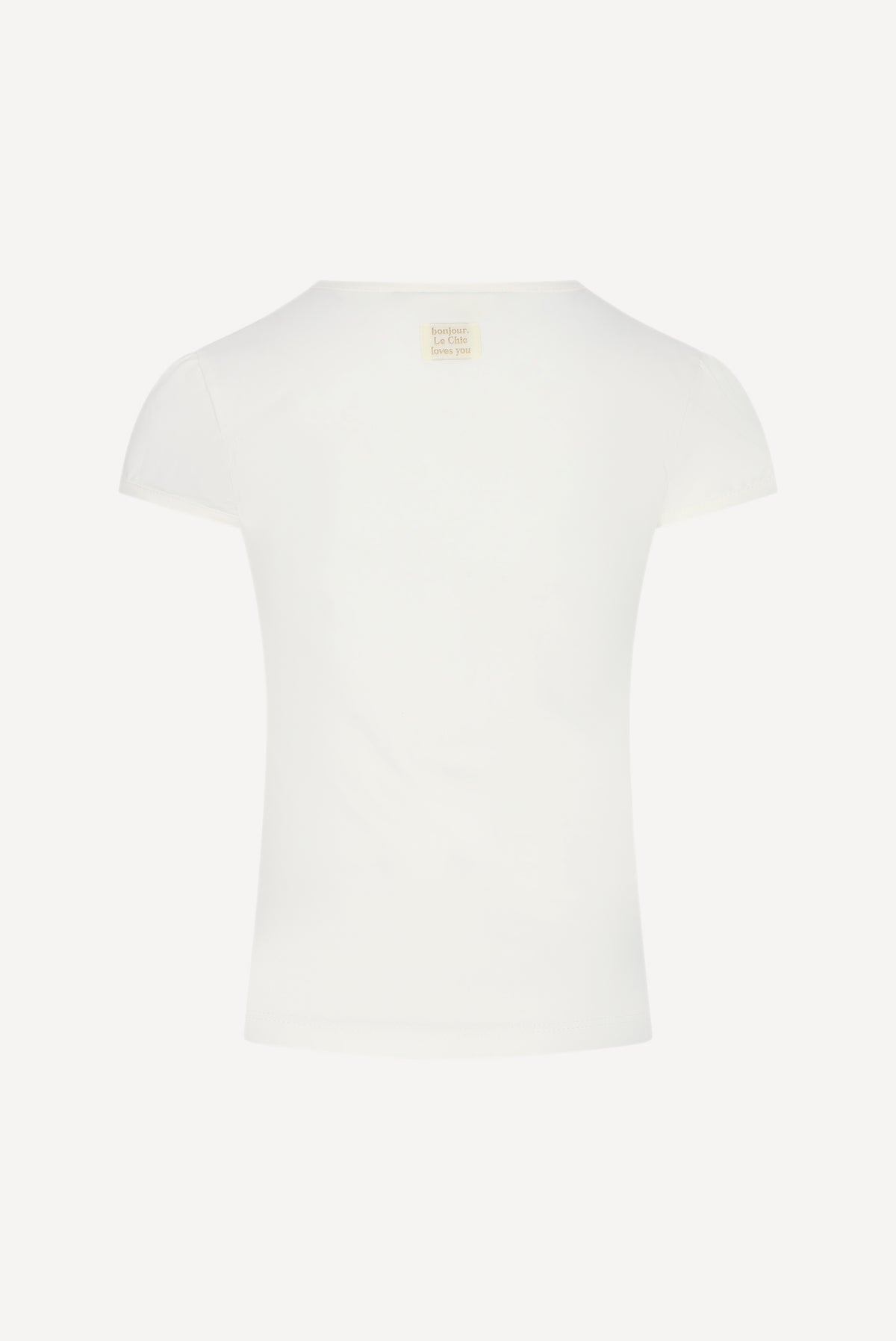 NOMMY floral T-shirt. Off White