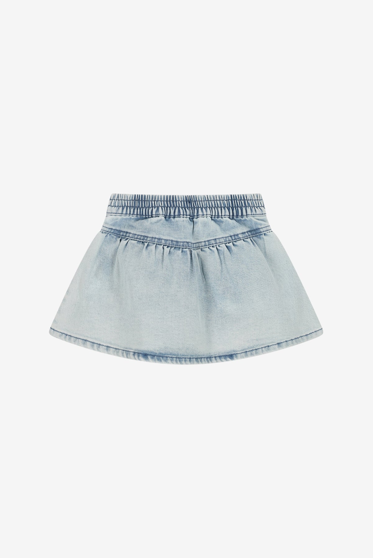 TRISSY summer denim skirt. Classic Light Denim