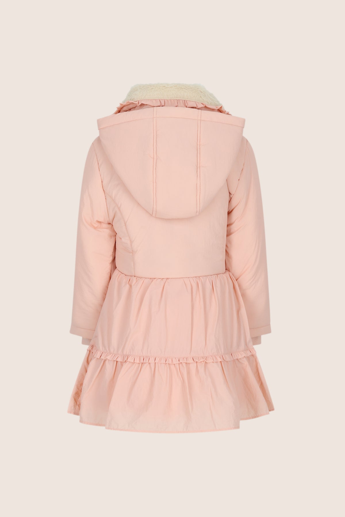 BLANCHE Rüschen-Winterjacke - Pink Crystal