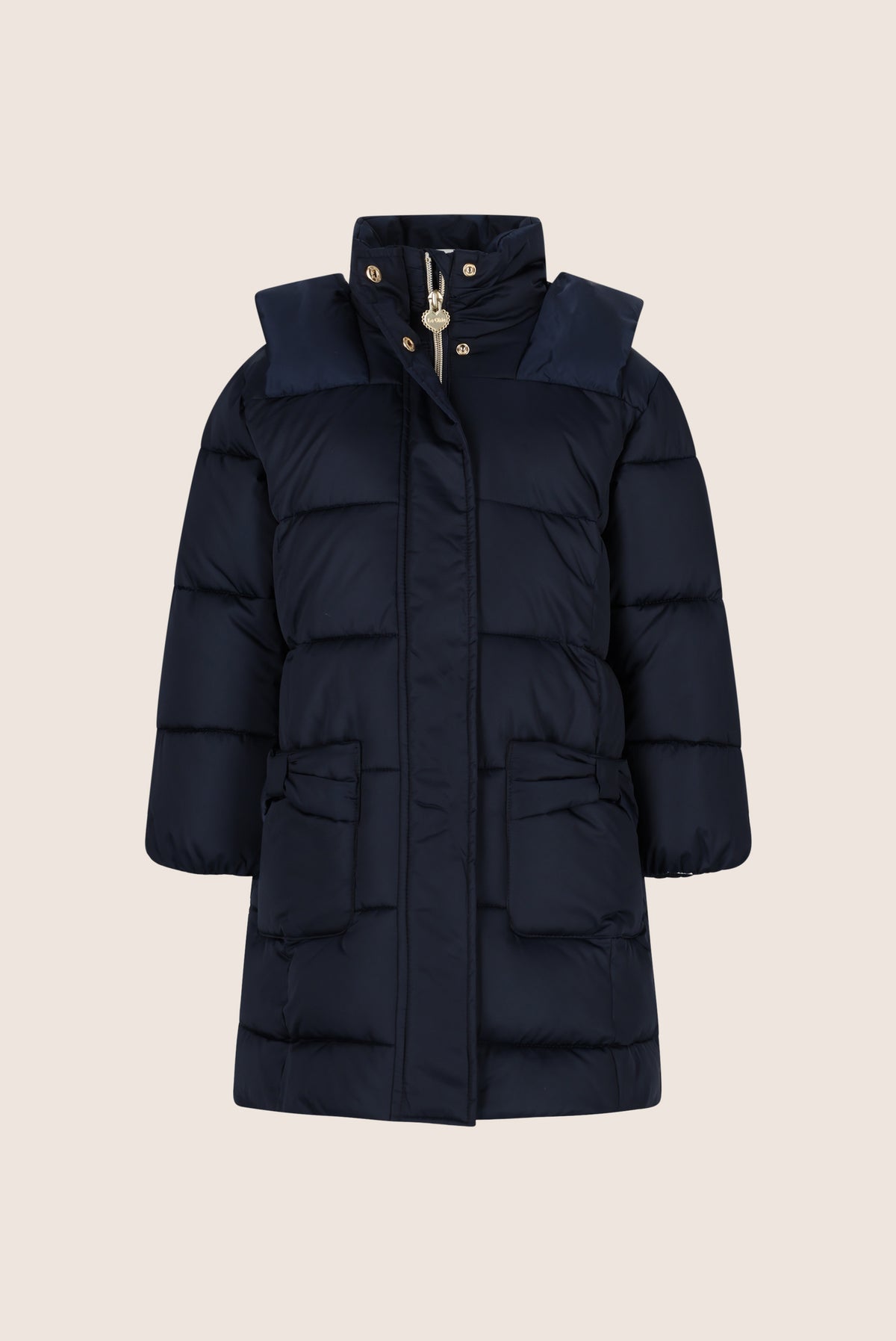 BLOOM lange winter puffer - Dark Navy