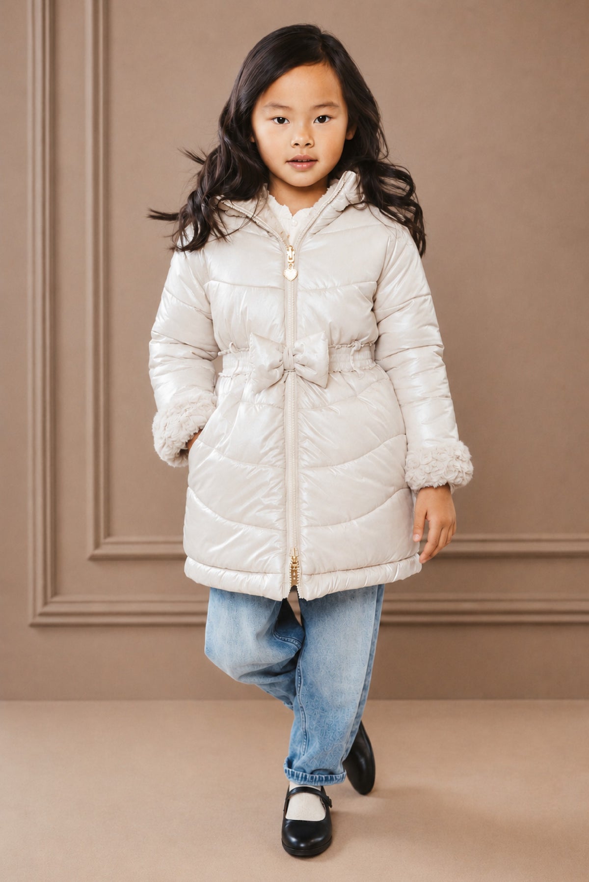 BALANCE reversible lange jas - Silver Shadow