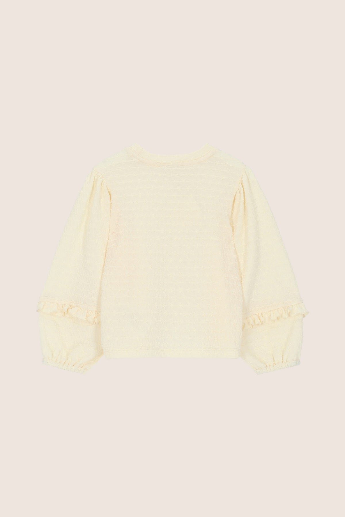 NOUR Top mit Puffärmeln - Off White