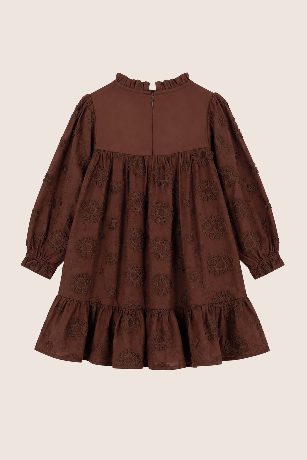 STELLA Schokoladenblumenkleid - Chocolate Chip