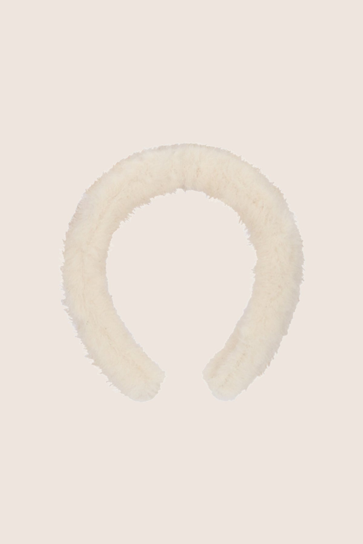 ROMY furry haarband - Antique White