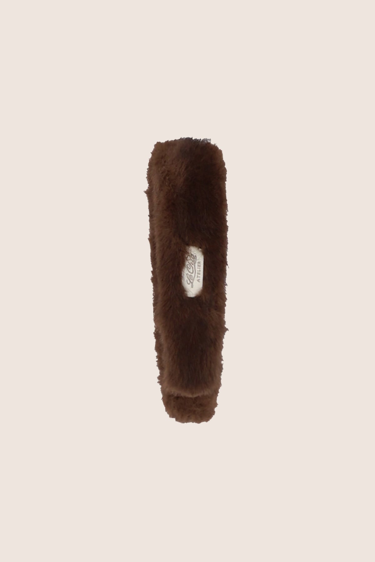 ROMY furry haarband - Chocolate Chip